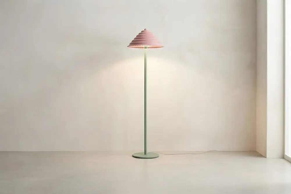 Pryamid Lambader Pink Mint Green