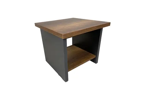 Goldsit Standart Sehpa, Barok Antrasit, 50X50 Cm