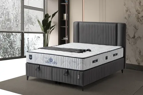 Lurex Visco Baza Başlık Yatak Seti, 90X190