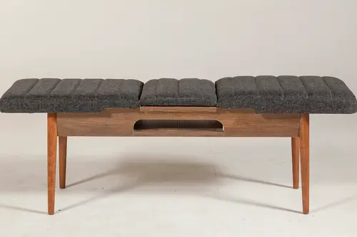 Sembol Açılır Bench, Ceviz Antrasit