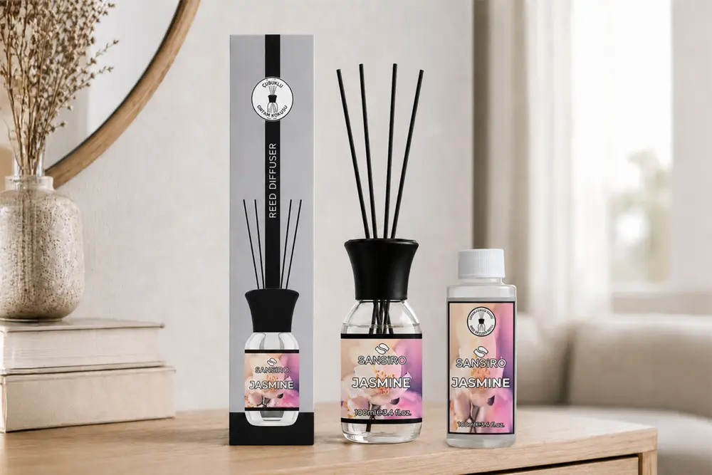 Jasmine Çubuklu Ortam Kokusu 100 Ml + Yedek