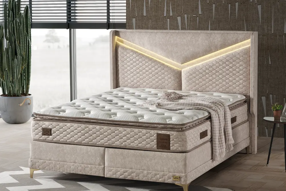 Luxury Baza Başlık Ve Yatak Seti, 150X200