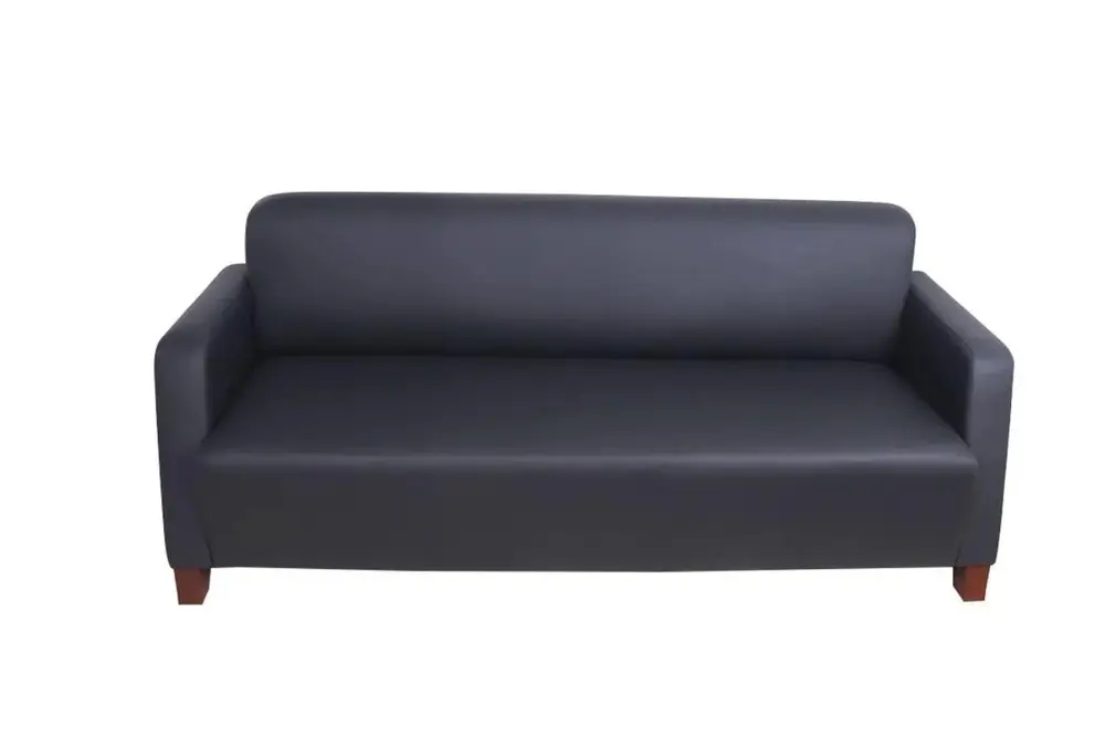 Simple Üçlü Ofis Koltuğu, Siyah