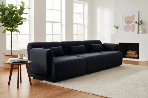 Loom Modüler Üçlü Kanepe, Antrasit