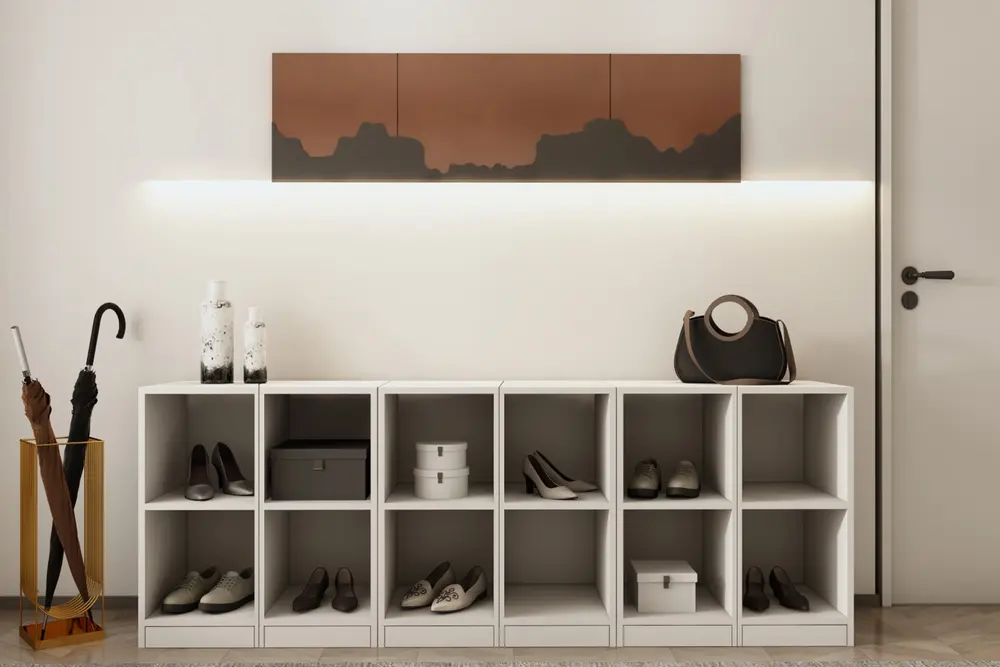 Stepora Çok Bölmeli Ve Raflı Modern Ayakkabılık