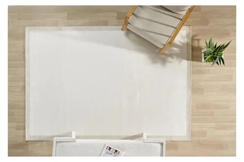 Mariesse Kolay Temizlenen Yıkanabilir Bordürlü Sisal Halı, Sl15, 80X150