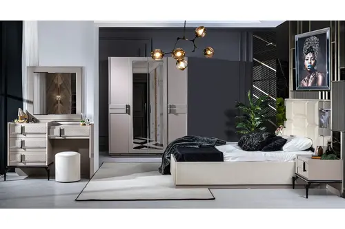 Safir Yatak Odası Takımı, 4 Kapaklı