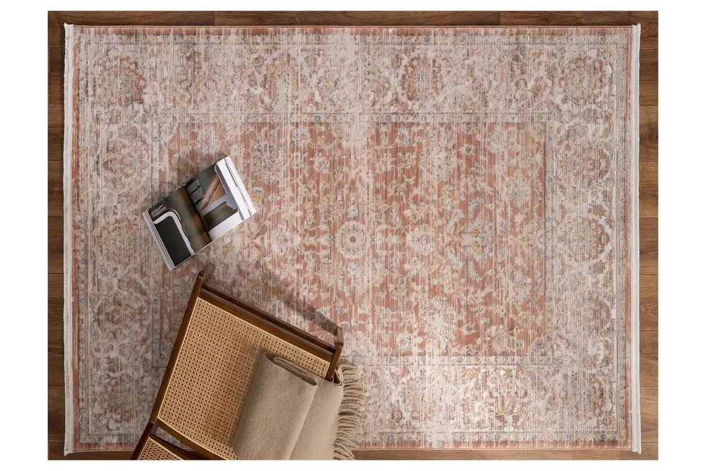 Verona Dokuma Halı, Turuncu, 200X290 Cm