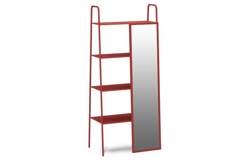 Lackboard Aynalı Kitaplık, Kırmızı