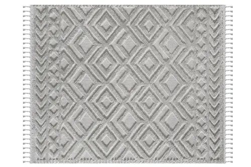Elit Bukleli Yumuşak Peluş Post Shaggy Halı 0C830A, 80X150