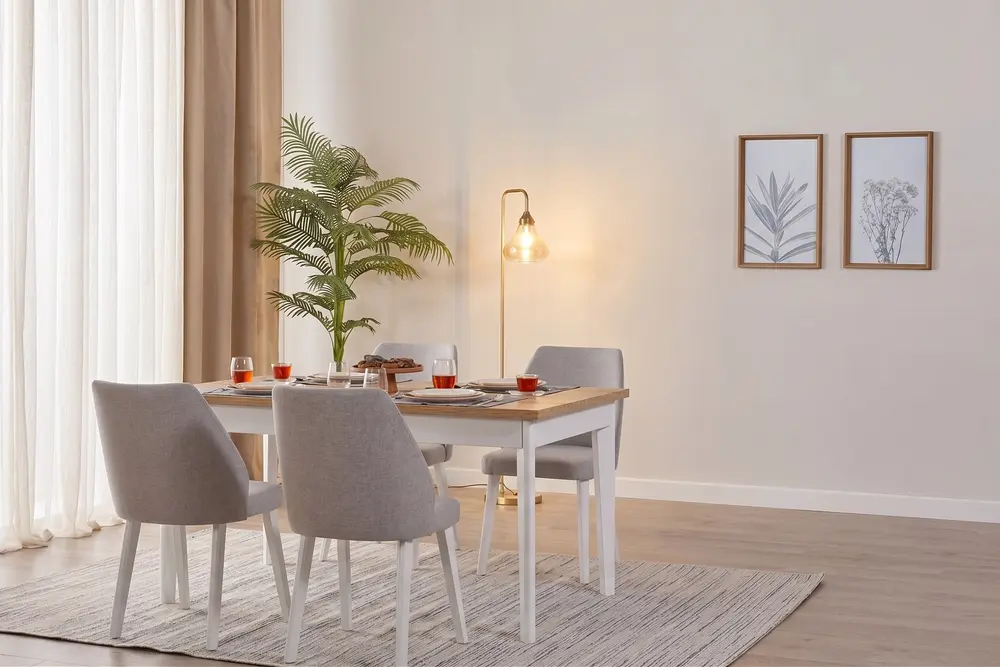 Lora Yemek Masası Takımı