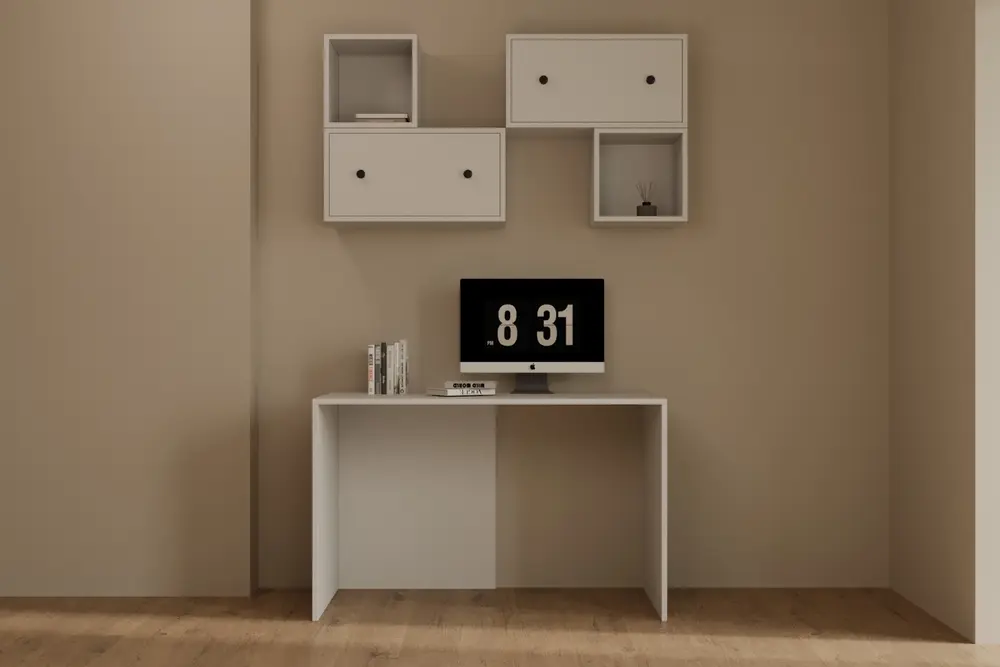 Müsel Modern Çalışma Masası, 2 Kapaklı
