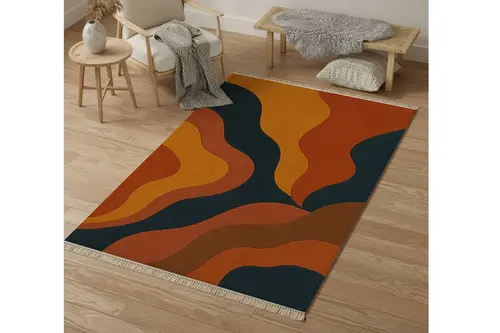 Renkli Çöl Dokuma Taban Halı, 517 Yng, 80X150 Cm