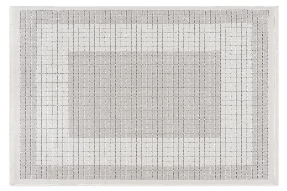 Yalı Makina Halısı, Krem, Gri, 100X200, 2000