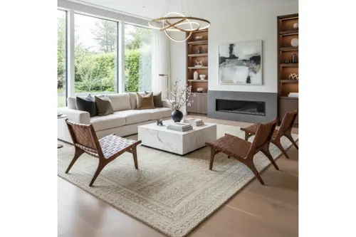 Merinos Halı Toronto Kahverengi Sisal Jütt Görünümlü Modern Halı 64109 178 160X230 Cm