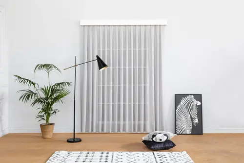 Massarelli Keten Folded Tül Gri 1-3 Sık Pile 260 Cm 100