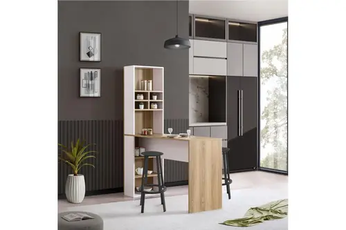 Hermobi Nova Gardenmeşe/Beyaz Bar Masası