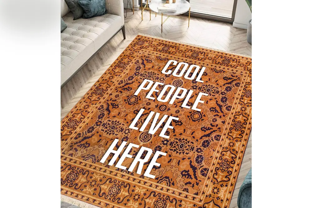 Cool Baskılı Dokuma Taban Halı, 154 Yng, 80X150 Cm
