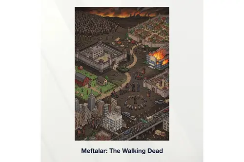 Miniaworks Meftalar: The Walking Dead Kanvas Tablo 21X30