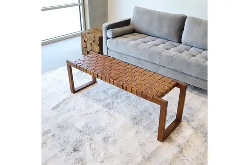 Napolyon Ahşap Bench, Kahve