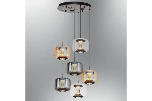 Özcan Aydınlatma Lasa Altılı Sarkıt, Mix Mixed, 2864-6A-28