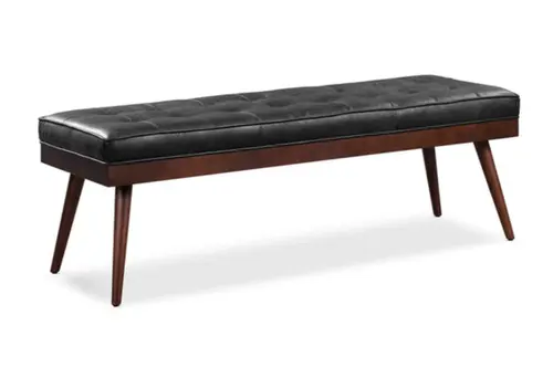 Napolyon Radnor Deri Bench, Siyah