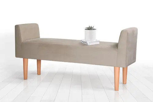 Vıerre Bench Puf, Kahve