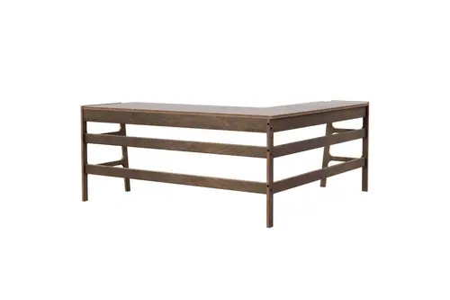 Woodesk Zeytin Ahşap Çalışma Masası, Ceviz Renk