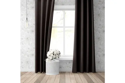 Etshome Siyah Blackout Perde, 100X260, 16475