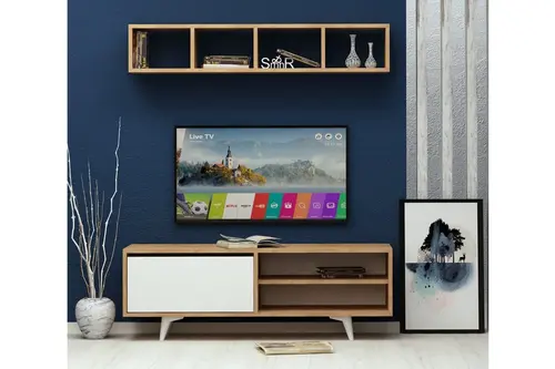 Esmob Duku Tv Ünitesi, Meşe-Beyaz
