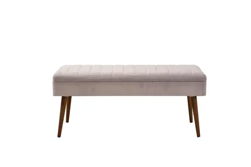 Vina Kumaşlı Sandıklı Bench, Ceviz Gri