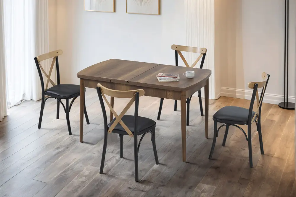 Lüks Barok Masa Takımı, 4 Tonet Sandalye