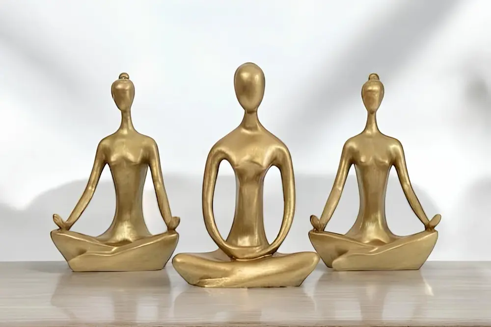Yogacı Mumluk Set Gold