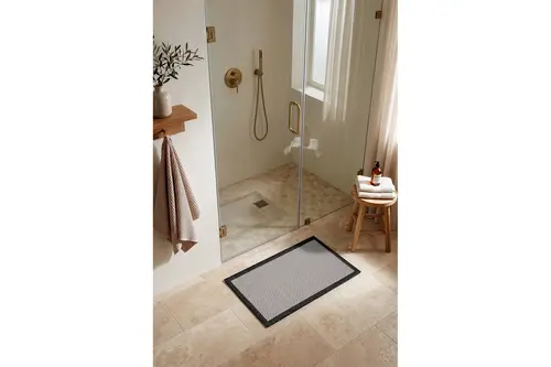 Fresco Ekru Siyah Sisal Paspas 23745P, 50X80
