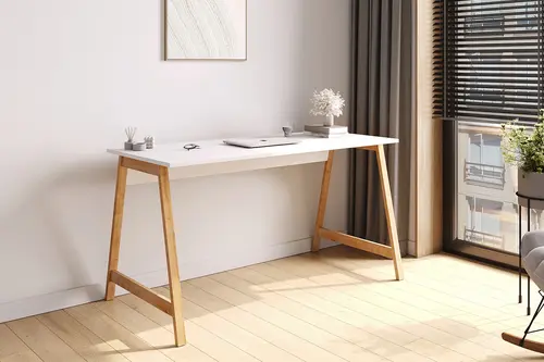 Lagomood Denge Çalışma Masası, Beyaz Meşe 120 Cm