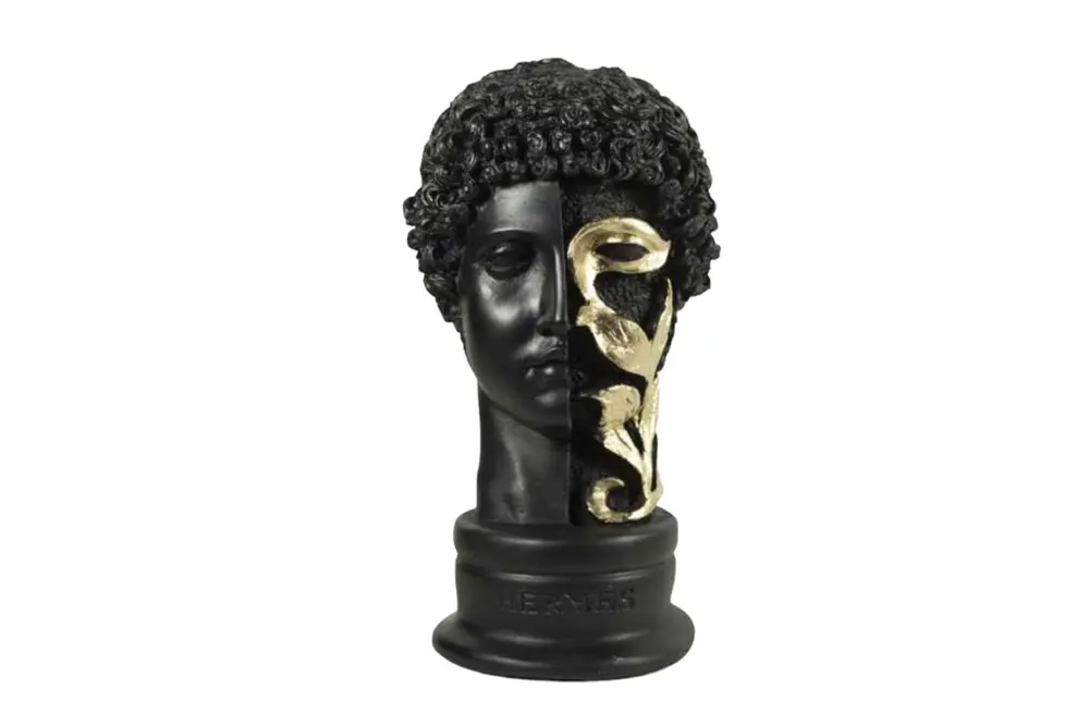 Antik Büst, Siyah Gold