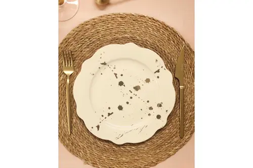 The Mia Splash Pasta Tabağı 6 Parça 21 Cm